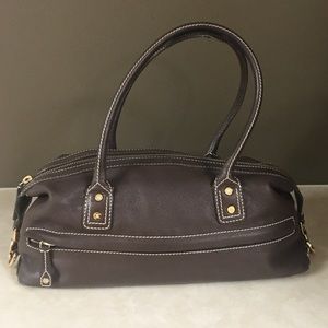 Celine genuine leather brown bag